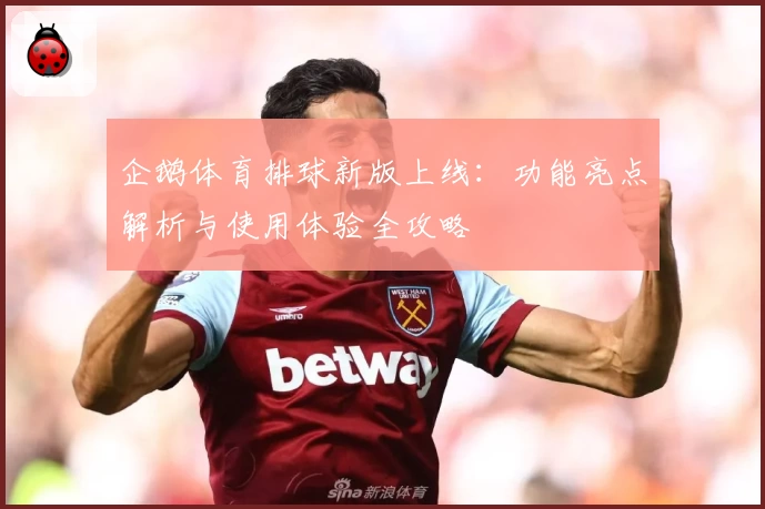 企鹅体育排球新版上线：功能亮点解析与使用体验全攻略