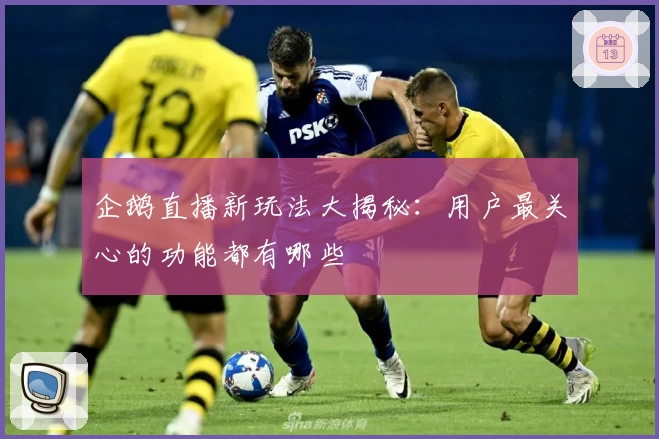企鹅直播新玩法大揭秘：用户最关心的功能都有哪些