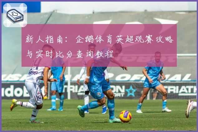新人指南：企鹅体育英超观赛攻略与实时比分查询教程