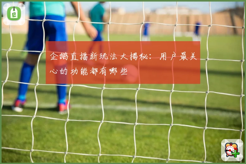 企鹅直播新玩法大揭秘:用户最关心的功能都有哪些